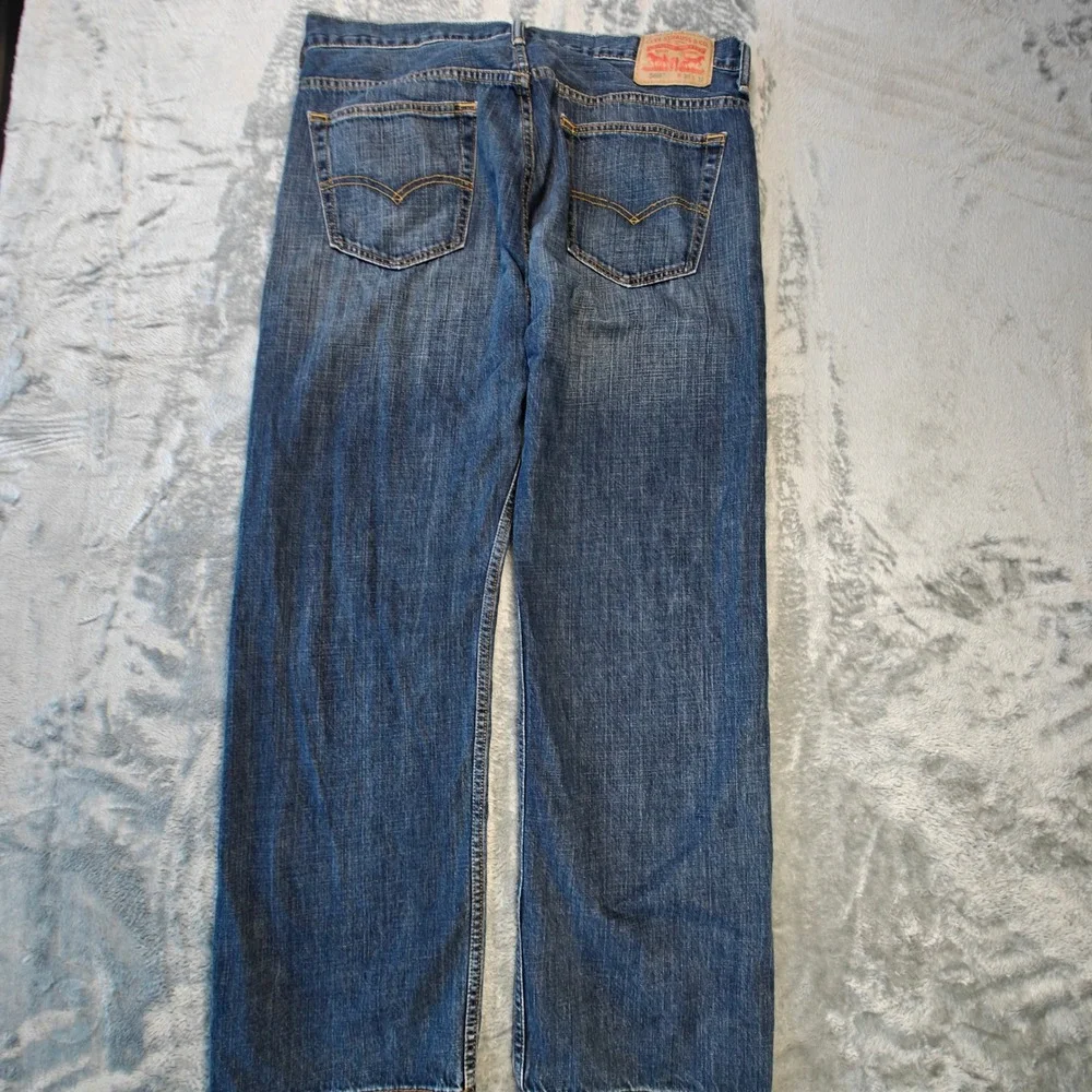 Levi 569 Loose Straight Jeans Mens 36x32 Fits 37x30 Blue Denim Classic Fit